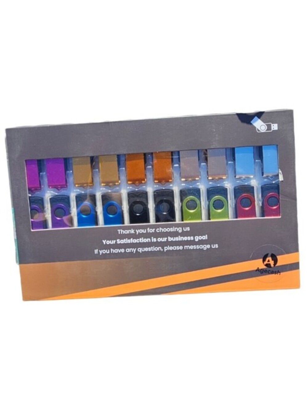 Aretop 8GB USB Flash Drive 20 Pack Premium USB 2.0 Swivel Multi-Color NEW